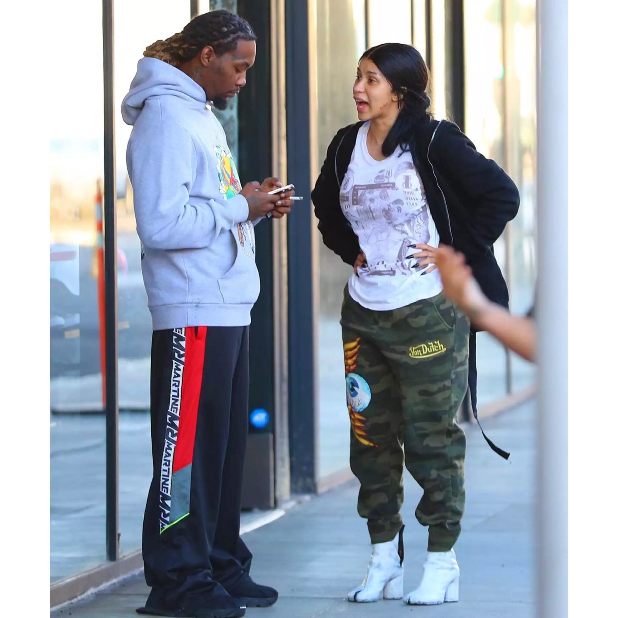 Cardi B And Offset Spotted Arguing In Beverly Hills (video) -TH - News