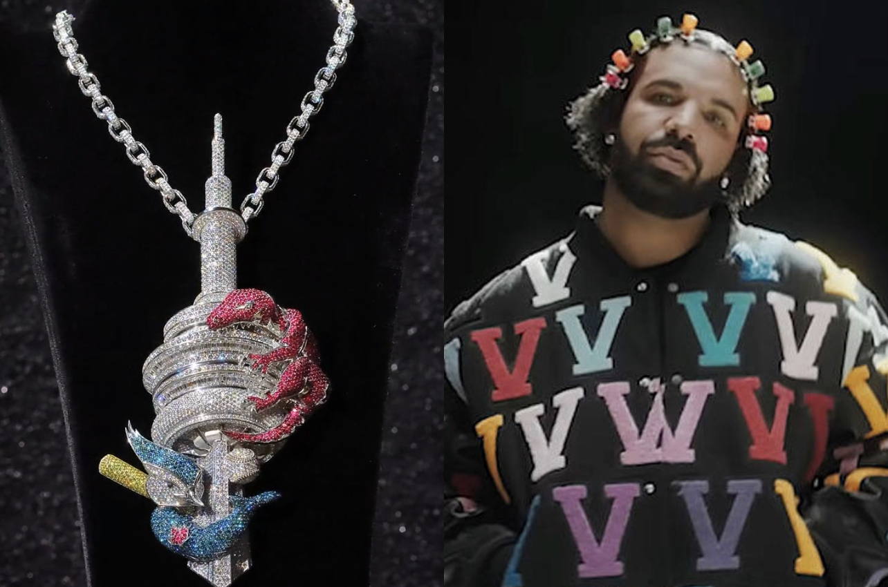 Drake's Newest Bling Is Custom 'Crown Jewel of Toronto' Chain